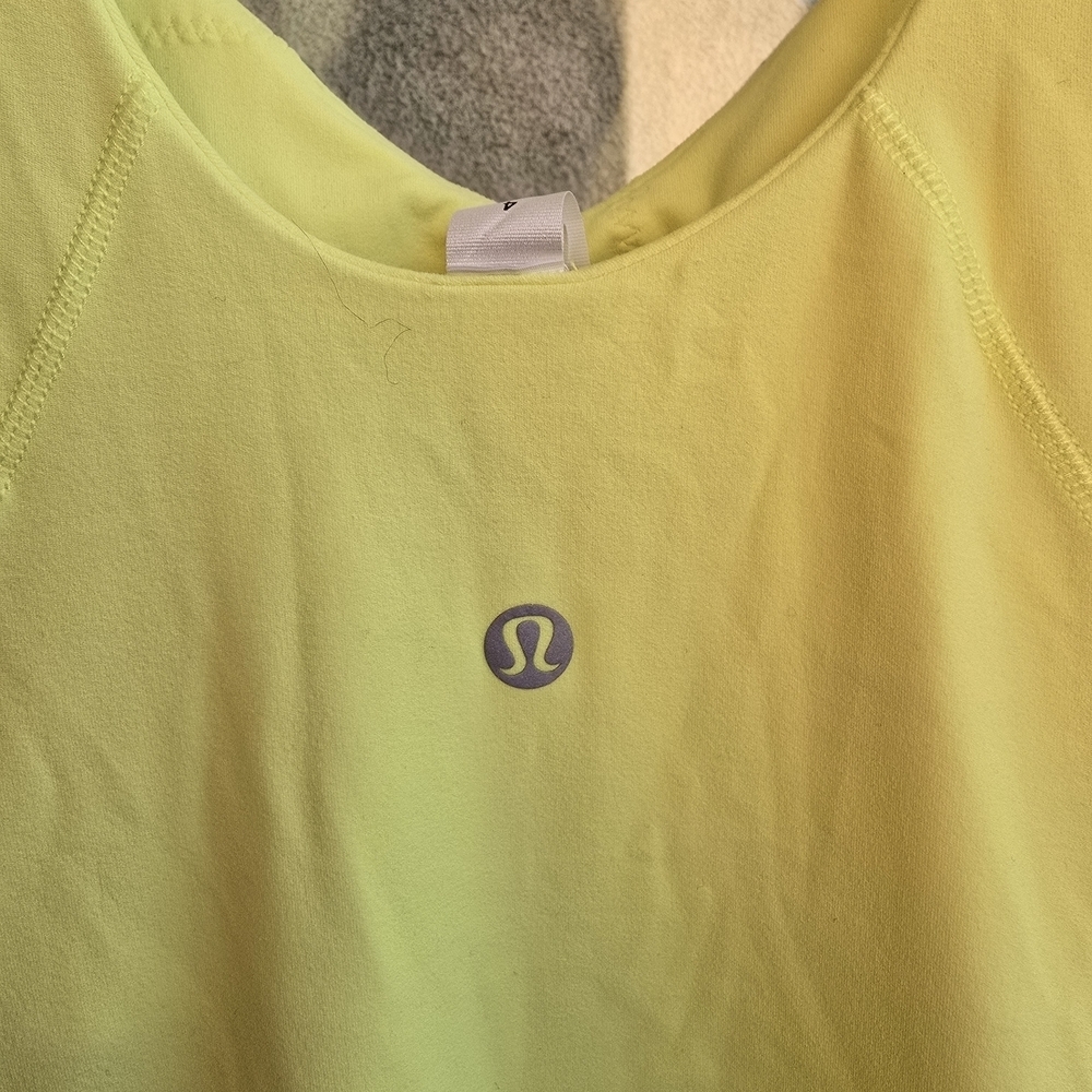 Lululemon Athletica Bright Yellow Sleeveless Top - Picture 7 of 8